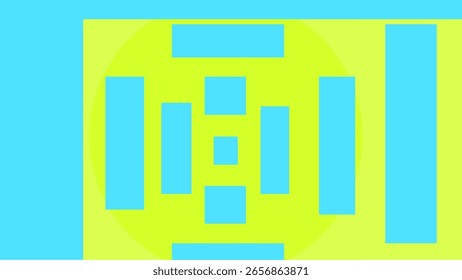 Movimento orgânico no campo de cores abstratas