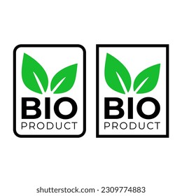Organic or natural friendly product label in green.