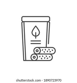 Organic natural fruit marshmallow сolor line icon. Pictogram for web page, mobile app, promo. UI UX GUI design element. Editable stroke.