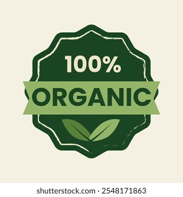 The Organic Natural Label is a clean vector design perfect for branding food-grade, sustainable, and bio-natural products. With its eco-friendly theme, it promotes nature, and "go green.