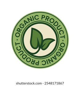 The Organic Natural Label is a clean vector design perfect for branding food-grade, sustainable, and bio-natural products. With its eco-friendly theme, it promotes nature, and "go green.