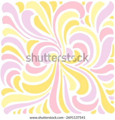 Organic Natural patern, decorative background design element