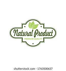 elemento de etiquetas de logotipo sencillas orgánicas y naturales