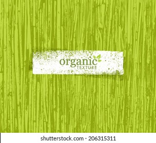 Organic Nature Friendly Eco Bamboo Background. Bio Vector Texture.