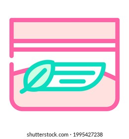 organic night cream color icon vector. organic night cream sign. isolated symbol illustration