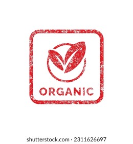 Organic packaging mark icon symbol vector