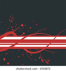 Organic page banner - vector