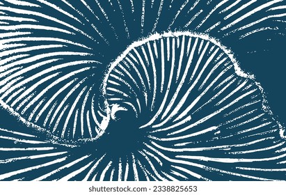 Organic Pattern Mushroom Texture. Nature Background. Membranous Shape. Wavy, Ornate Lines. Monochromatic Vector Background. Ornamental Texture, Decorative Pattern. Fashionable Template.
