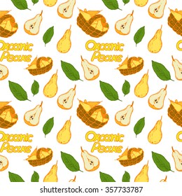 organic pattern pear retro styles