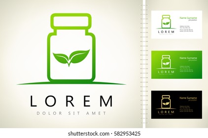 organic pill bottle