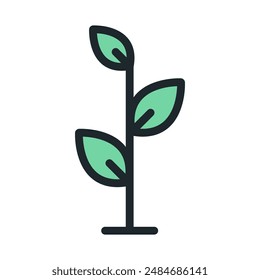 Organic plant icon. Agriculture icon or farming icon
