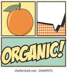 organic pop art, illustration in vector format