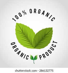 organic product design, vector illustration eps10 graphic 