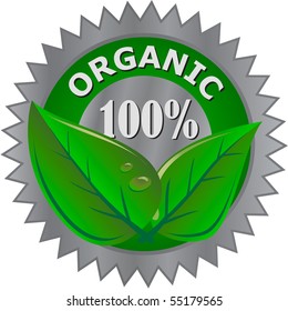 organic product label