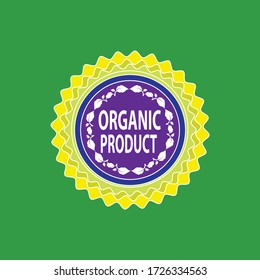 organic product label is a piece of paper,plastic film,cloth,metal or other material affixed to a container or product.
