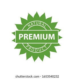 Organic Product Sign. Natural product. Vector