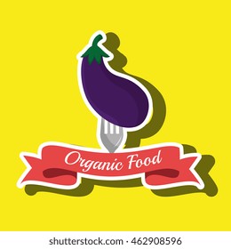 organic products farm fresh vector illustration graphic