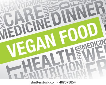 Organic Products word cloud vector concept, presentation background