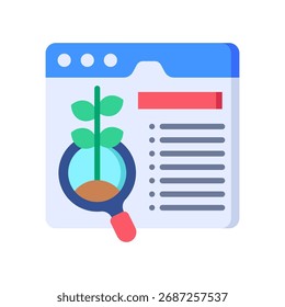 Organic Reach Icon Flat Vector Illustration