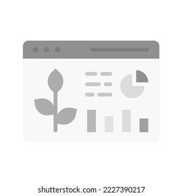 Imagen vectorial de icono de alcance orgánico. También se puede utilizar para el marketing digital. Adecuado para aplicaciones móviles, aplicaciones web y medios impresos.