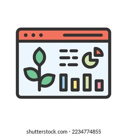 Organic Reach icon vector image. Can also be used for Digital Marketing. Suitable for mobile apps, web apps and print media.