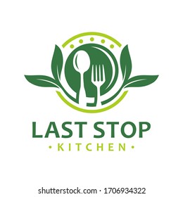 Organic restaurant menu logo design
