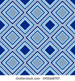 Formas de rhombus orgánicas vectoriales sin fisuras. Impresión textil argla. Vegetación de mosaicos. Rhombus forma el fondo de argyle.