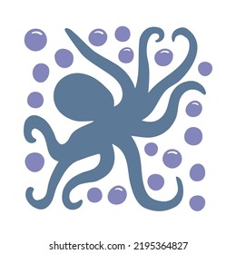 Organic rounded shapes, abstract creative minimalist print, 	elegant freeform