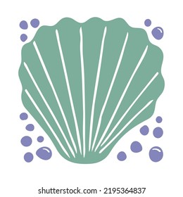 Organic rounded shapes, abstract creative minimalist print, 	squiggly lines