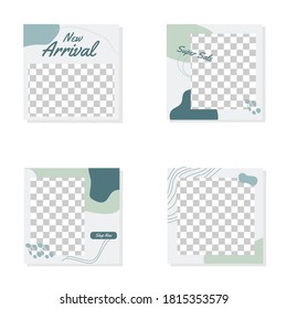 Organic Sale Instagram Post Template Free Vector