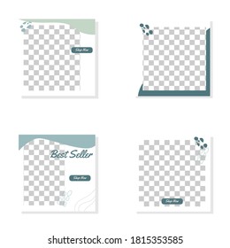 Organic Sale Instagram Post Template Free Vector