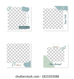 Organic Sale Instagram Post Template Free Vector