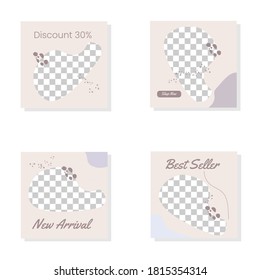 Organic Sale Instagram Post Template Free Vector