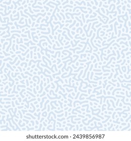 Organic seamless pattern. Irregular bacteria background. Repeated line patern. Dashes turing surface. Compound structure. Uneven cells texture. Repeating hand draw lines brain. Vector illustration