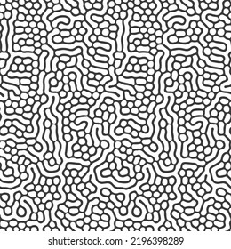 Patrón orgánico transparente. Imitación de textura natural. Resumen de un patrón impecable. Curvas orgánicas. Fondo de Maze. Ilustración del vector