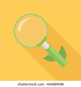 Organic Search Long Shadow Icon