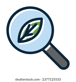 Organic Search Vector Thick Line Filled Dark Colors Icons For Personal And Commercial Use.
