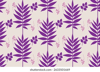 Organic Shape Floral Seamless Pattern for Feminine Use