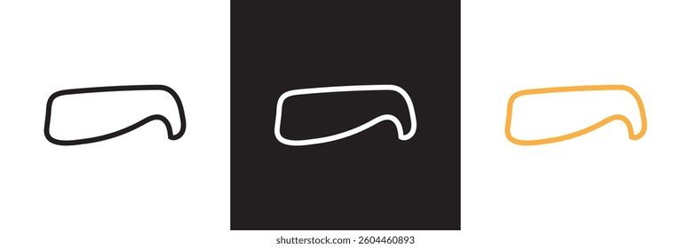 Organic shape text frames. Vector set of abstract doodle bubbles. Wavy textboxes.  Rounded quote elements pattern. Vector illustration. isolated on white and black background. EPS 10