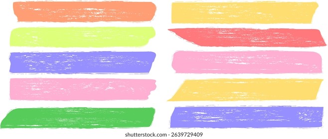 Organic shaped brush strokes with grungy, abstract textures.
Eco-friendly green watercolor stains and blobs, featuring hand-painted lines, circles, squares, and rectangles.