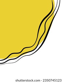 Organic shapes Matisse inspired. Abstract trendy modern naive floral shapes,botanical simple aesthetic elements. Contemporary collage, boho curves decor.Isolated.Vector illustration