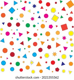 Organic Shapes Pattern. Abstract  Pattern Illustrations. colorful nice brush strokes and hand drawn background. Modern beautiful pattern. Organic pattern