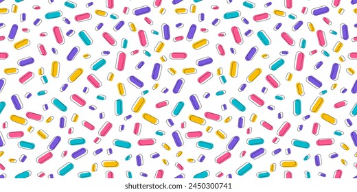 Organic shapes seamless pattern, Design for fabric prints, tile pattern, wallpaper