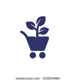 Organic Shop Or Eco Products Icon