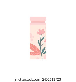 Organic skin care cosmetic. Beauty cream natural scrub and eco shampoo, make up product in colorful packing. Vector bottle tube for face moisturizing isolated on white background. Body lotion, oil