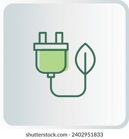 diseño de iconos de zócalo orgánico con un moderno concepto natural minimalista