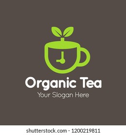 Organic Tea Logo Template
