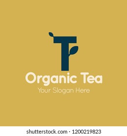 Organic Tea Logo Template