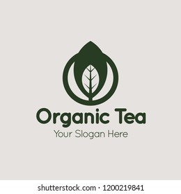 Organic Tea Logo Template
