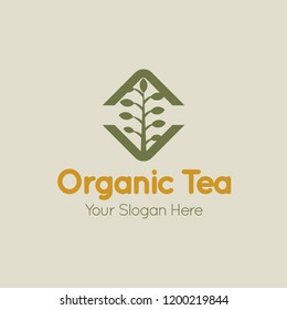 Organic Tea Logo Template
